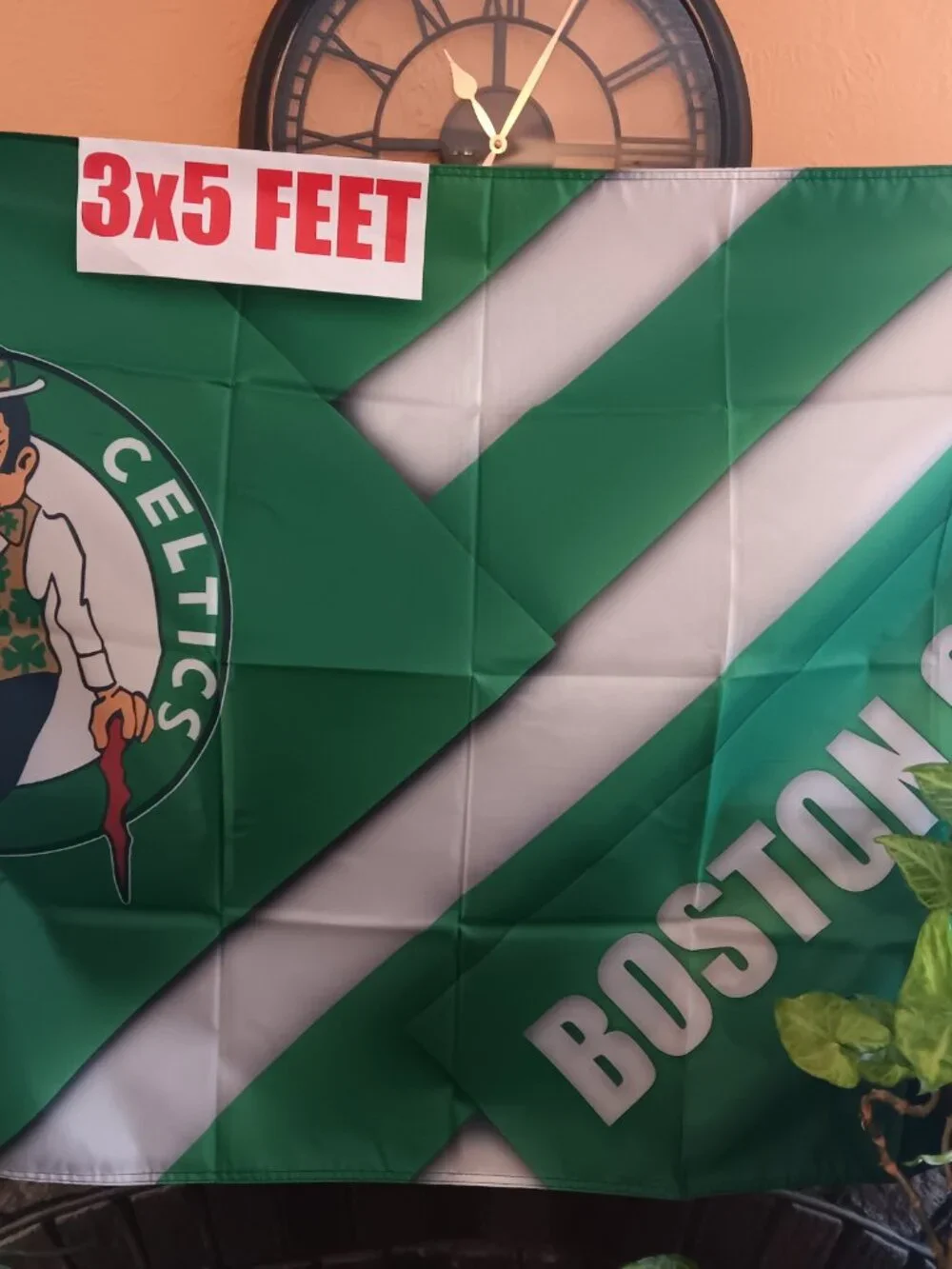 Boston Celtics Diagonal NBA 3x5 Flag